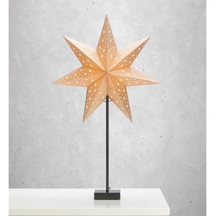 Markslöjd 704454 - Decoração de Natal SOLVALLA 1xE14/25W/230V dourado 69 cm