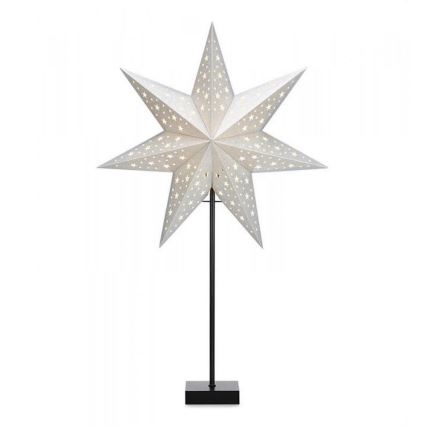 Markslöjd 704455 - Decoração de Natal SOLVALLA 1xE14/25W/230V prata 69 cm