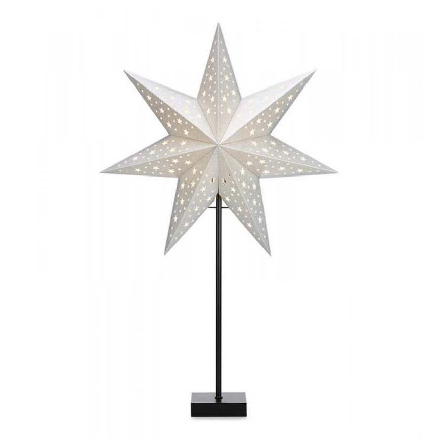 Markslöjd 704455 - Decoração de Natal SOLVALLA 1xE14/25W/230V prata 69 cm