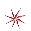 Markslöjd 704523 - Decoração de Natal ALVA 1xE14/25W/230V vermelho/branco 75 cm