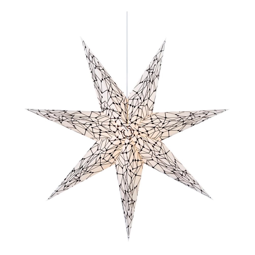 Markslöjd 704876 - Decoração de Natal KARLA 1xE14/25W/230V branco 75 cm