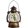 Markslöjd 705053 - Decoração de Natal LED LOTHAR LED/0,15W/3xAA lanterna em bronze