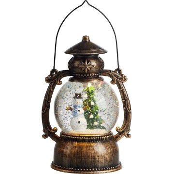 Markslöjd 705053 - Decoração de Natal LED LOTHAR LED/0,15W/3xAA lanterna em bronze