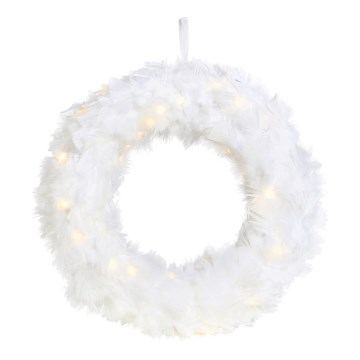 Markslöjd 705290 - Guirlanda de Natal LED FEATHER LED/1,2W/3xAA diâmetro 35 cm