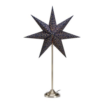 Markslöjd 705312 - Decoração de Natal BAROQUE 1xE14/25W/230V AZUL 45 cm