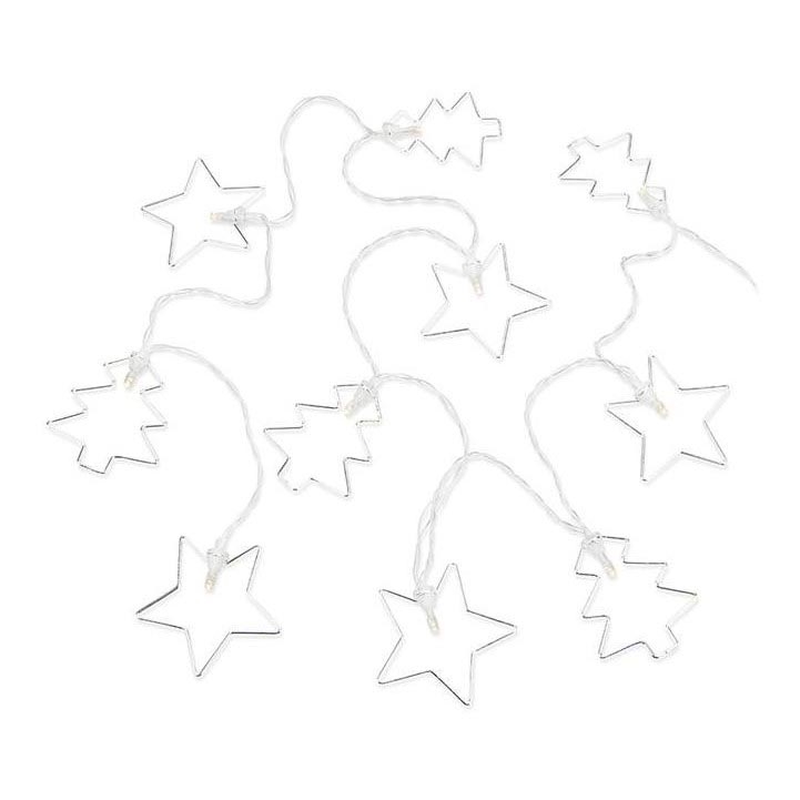 Markslöjd 705436 - Corrente de Natal LED TRI 10xLED/2xAA 1,65m branco quente