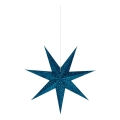 Markslöjd 705487 - Decoração de Natal VELOURS 1xE14/6W/230V 75 cm AZUL
