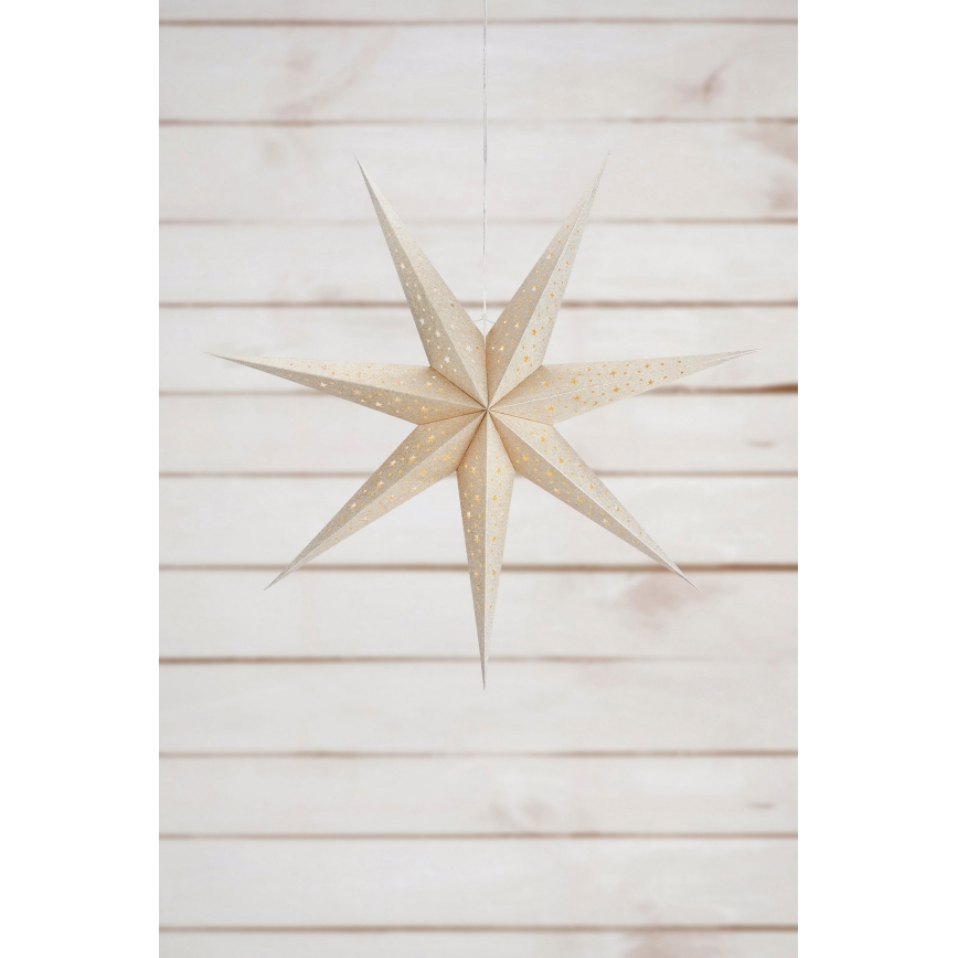 Markslöjd 705611 - Decoração de Natal LED BLANK LED/0,4W/3xAA 75 cm dourado