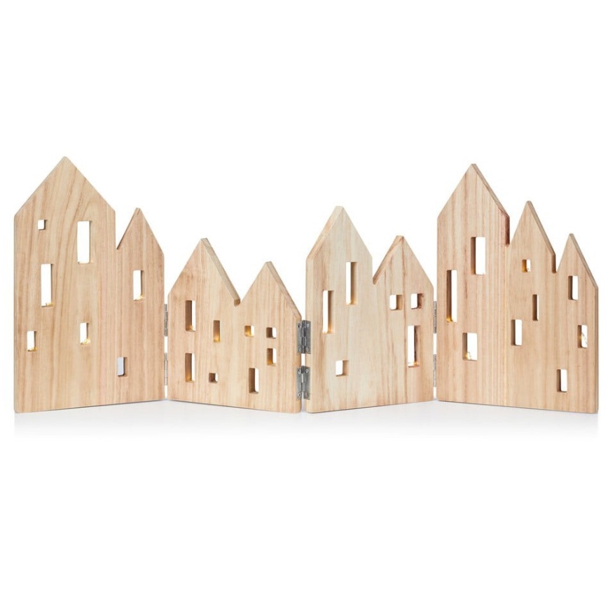 Markslöjd 705742 - Decoração de Natal LED VIEW 20xLED/0,06W/3V madeira