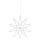 Markslöjd 705750 - Decoração de Natal LED GLEAM LED/0,6W/3xAA prateado