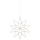 Markslöjd 705751 - Decoração de Natal LED GLEAM LED/0,6W/3xAA dourada