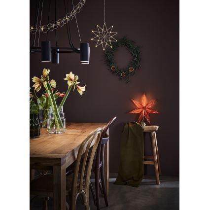 Markslöjd 705751 - Decoração de Natal LED GLEAM LED/0,6W/3xAA dourada