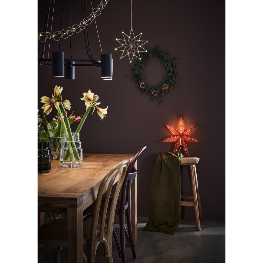 Markslöjd 705751 - Decoração de Natal LED GLEAM LED/0,6W/3xAA dourada