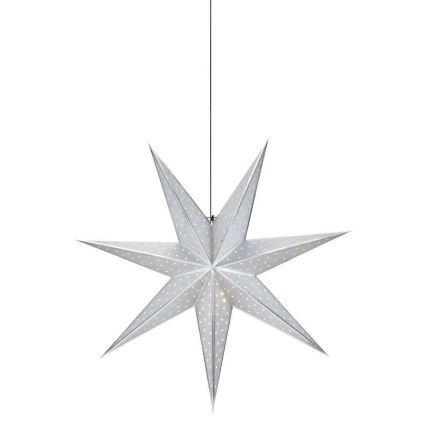 Markslöjd 705769 - Decoração de Natal GLITTER 1xE14/25W/230V diâmetro 45 cm prateado