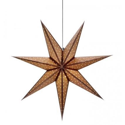 Markslöjd 705793 - Decoração de Natal GLITTER 1xE14/25W/230V d. 45 cm bronze