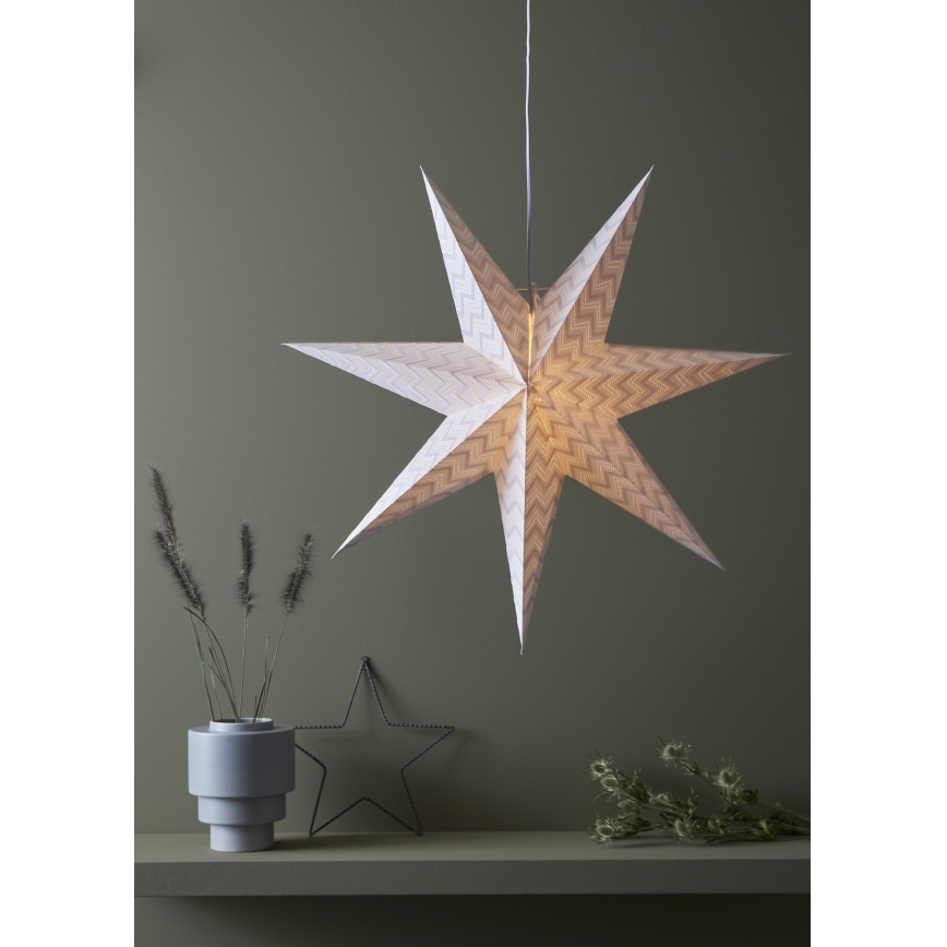 Markslöjd 705805 - Decoração de Natal ADMIRA 1xE14/25W/230V diâmetro 45 cm creme