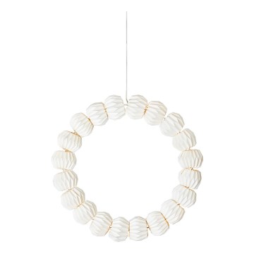 Markslöjd 705814 - Decoração de Natal LED TUBBY LED/0,6W/3xAA branco