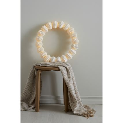 Markslöjd 705814 - Decoração de Natal LED TUBBY LED/0,6W/3xAA branco