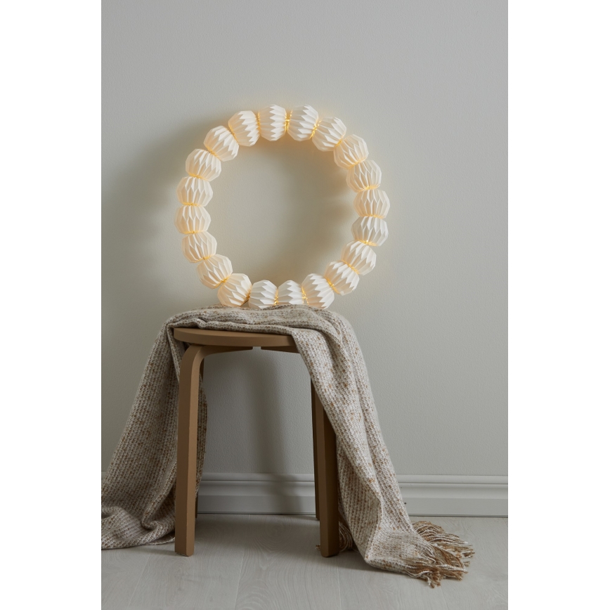 Markslöjd 705814 - Decoração de Natal LED TUBBY LED/0,6W/3xAA branco