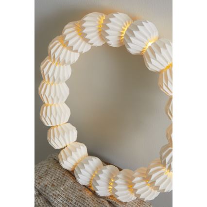 Markslöjd 705814 - Decoração de Natal LED TUBBY LED/0,6W/3xAA branco