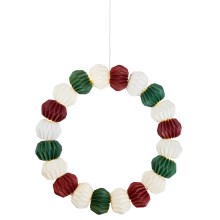 Markslöjd 705815 - Decoração de Natal LED TUBBY LED/0,6W/3xAA branco/verde/vermelho