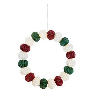 Markslöjd 705815 - Decoração de Natal LED TUBBY LED/0,6W/3xAA branco/verde/vermelho