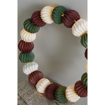 Markslöjd 705815 - Decoração de Natal LED TUBBY LED/0,6W/3xAA branco/verde/vermelho