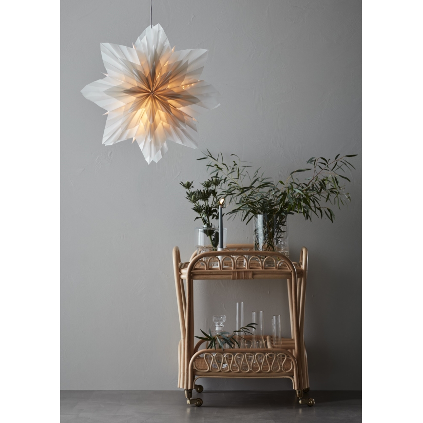 Markslöjd 705835 - Decoração de Natal NEELA 1xE14/25W/230V diâmetro 60 cm cinzento