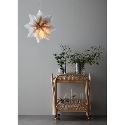 Markslöjd 705837 - Decoração de Natal NEELA 1xE14/25W/230V diâmetro 45 cm cinzento
