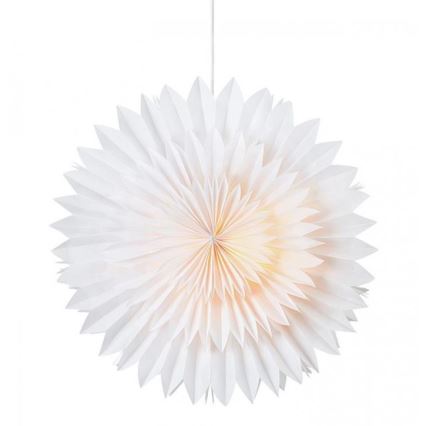 Markslöjd 705840 - Decoração de Natal SOLINA 1xE14/25W/230V d. 58 cm branco