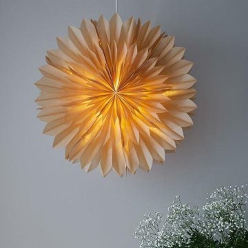 Markslöjd 705916 - Decoração de Natal SOLINA 1xE14/25W/230V d. 58 cm branco