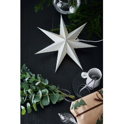 Markslöjd 705929 - Decoração de Natal LIVELY 1xE14/6W/230V diâmetro 45 cm cinzenta