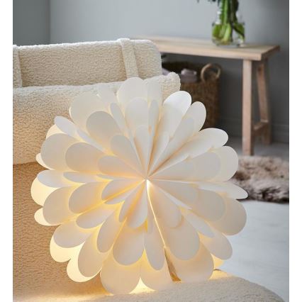 Markslöjd 705945 - Decoração de Natal MARAVILLA 1xE14/25W/230V d. 60 cm branco