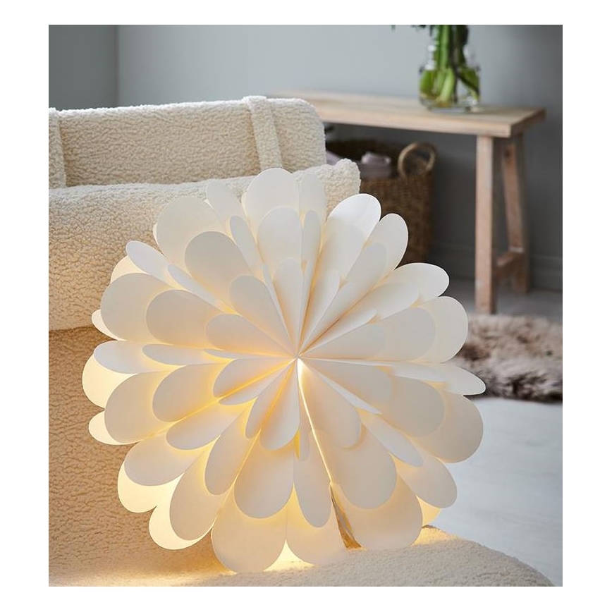 Markslöjd 705945 - Decoração de Natal MARAVILLA 1xE14/25W/230V d. 60 cm branco