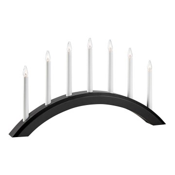 Markslöjd 705956 - Castiçal de Natal AVENTO 7xE10/3W/230V preto