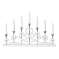 Markslöjd 705965 - Castiçal de Natal NIGHTFALL 7xE10/3W/230V branco