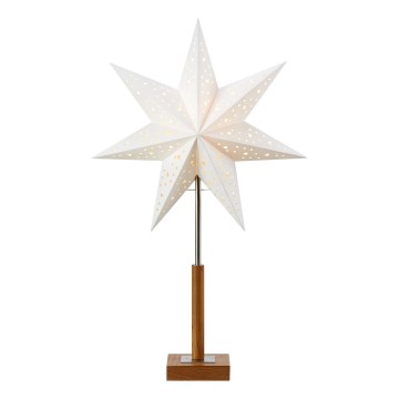 Markslöjd 706041 - Decoração de Natal SOLVALLA 1xE14/25W/230V 35 cm branco/carvalho