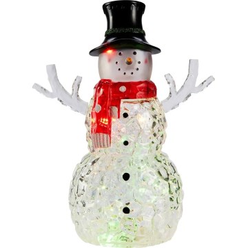 Markslöjd 706044 - Decoração de Natal LED FRANS LED/0,06W/3xAAA Boneco de Neve