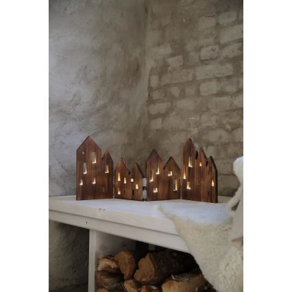 Markslöjd 706212 - Decoração de Natal LED VIEW LED/0,9W/230V pinheiro/castanho