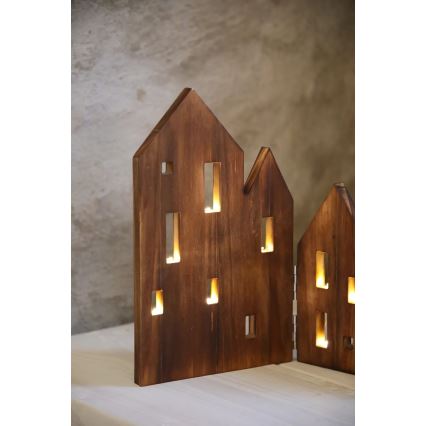 Markslöjd 706212 - Decoração de Natal LED VIEW LED/0,9W/230V pinheiro/castanho