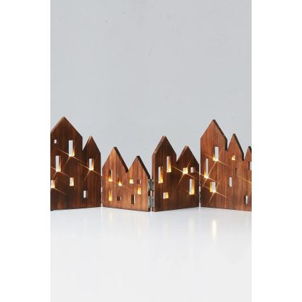 Markslöjd 706212 - Decoração de Natal LED VIEW LED/0,9W/230V pinheiro/castanho