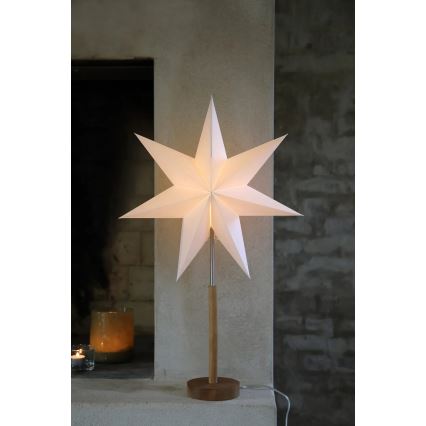 Markslöjd 706213 - Decoração de Natal SPERANZA 1xE14/6W/230V diâmetro 45 cm pinheiro/creme
