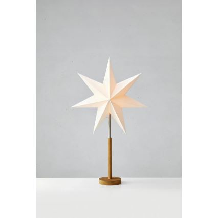 Markslöjd 706213 - Decoração de Natal SPERANZA 1xE14/6W/230V diâmetro 45 cm pinheiro/creme