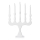 Markslöjd 706278 - Candelabro de Natal SVANEHOLM 5xE10/3W/230V pinho/branco
