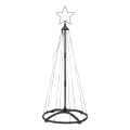 Markslöjd 706328 - Decoração LED de Natal para exterior ABETO 90xLED/2,7W/230V 1,2m IP44 preta