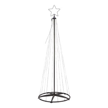 Markslöjd 706329 - Decoração de Natal LED para exterior ABETO 200 LEDs/2,7W/230V 2 m IP44 preta