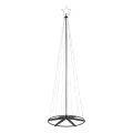 Markslöjd 706330 - Decoração de Natal LED para exterior ABETO 380xLED/3,6W/230V 3m IP44 preta