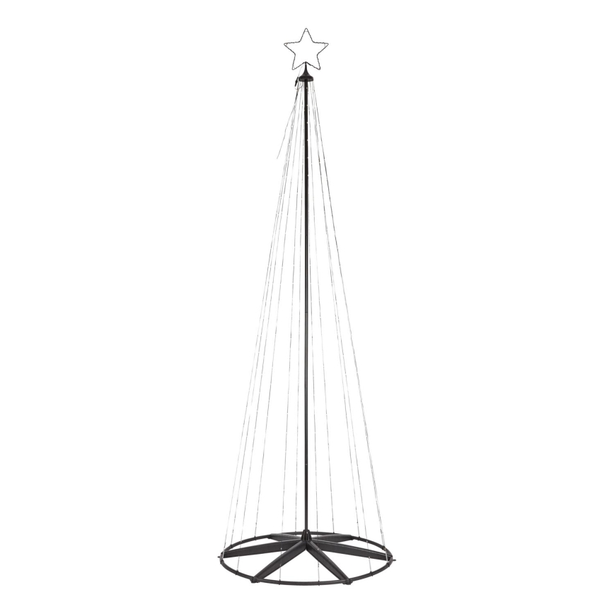 Markslöjd 706330 - Decoração de Natal LED para exterior ABETO 380xLED/3,6W/230V 3m IP44 preta