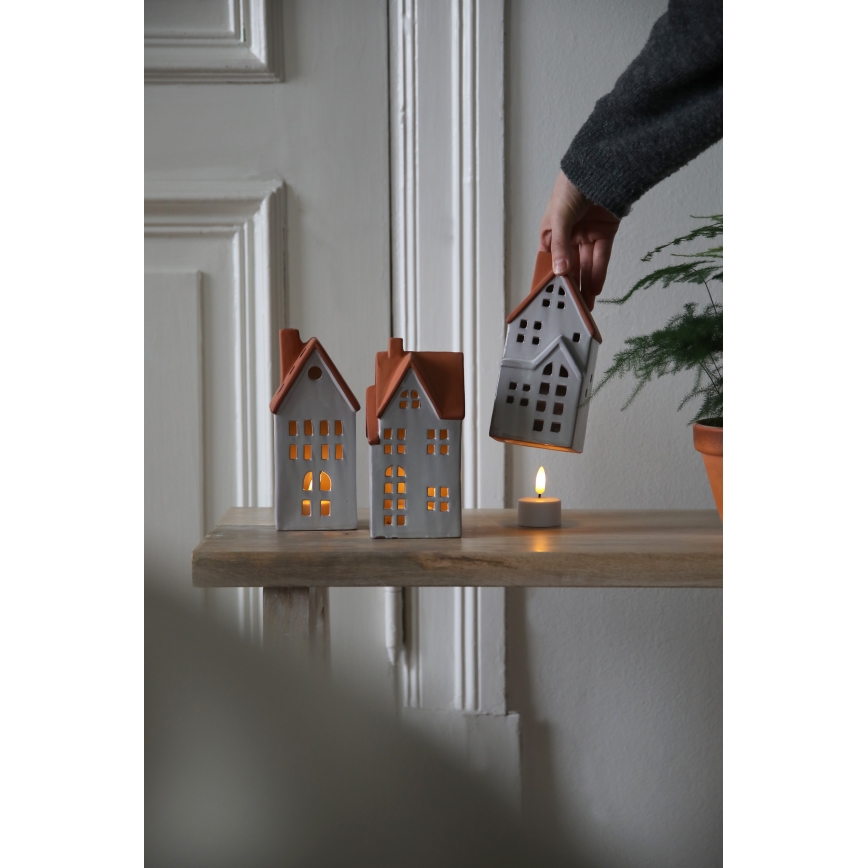 Markslöjd 706351 - Conjunto de 3 decorações de Natal LED recarregáveis e dimerizáveis MOLTON LED/0,1W/3,7V 150 mAh + comando remoto