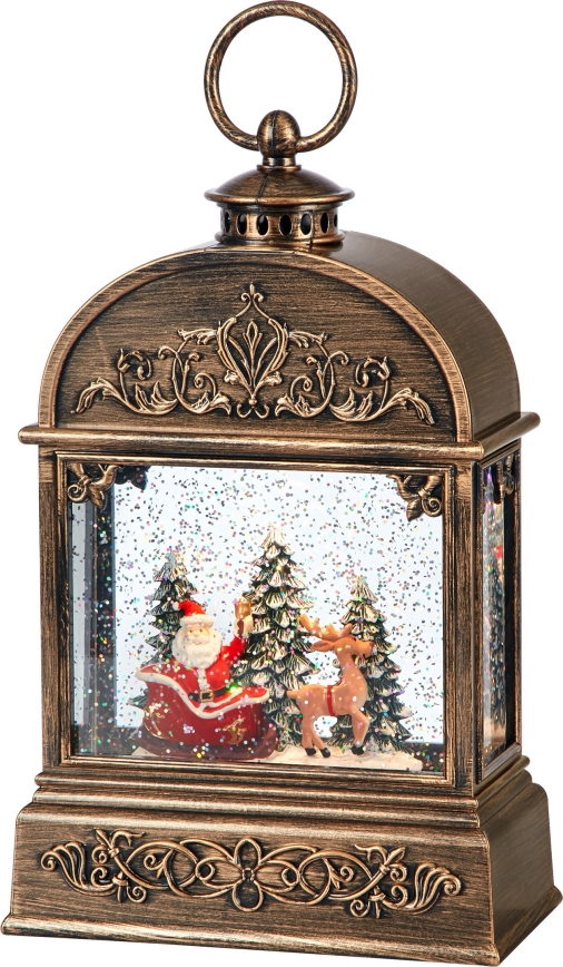 Markslöjd 706408 - Decoração de Natal LED JINGLE LED/0,5W/3xAA bronze/pátina